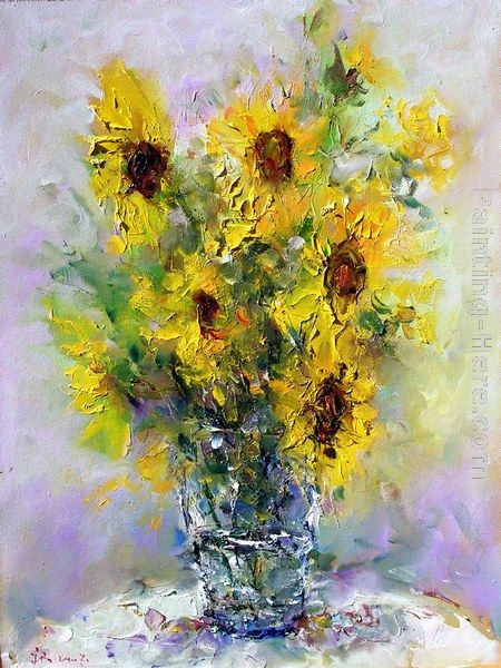 Ioan Popei Yellow Flowers 01